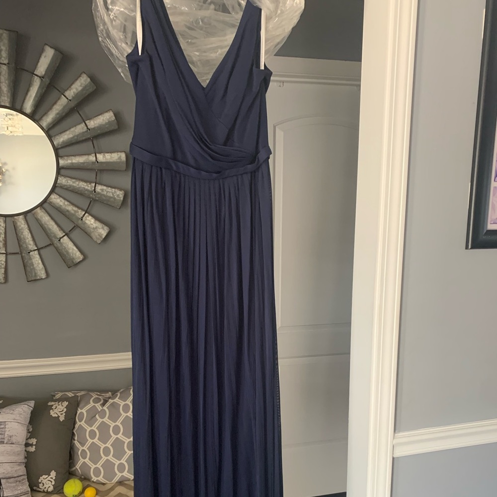 David’s bridal long formal gown. Size 8. Like new